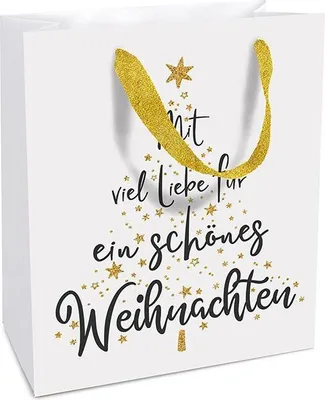 Produktbild von Braun & Company Geschenktasche Mit Euch 18 x 21 x 8 cm