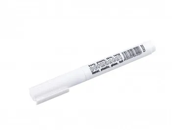 Produktbild von Permanent-Marker- weiß , Kunststoff