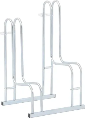 Obrázok produktu pre Stojan na 2 bicykle Voľne stojaci Pozinkovaná oceľ 4,2 kg