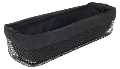 Produktbild von Brotkorb Metall 40x13x9cm matt schwarz