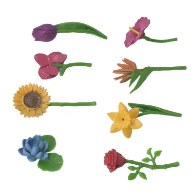 Image de Simulation Plant Toy,Simulation Plant Model,Simulation Flower Toy,Figurine Plant Toy,Plastic Flowers Toy,Early Educational Model Toys