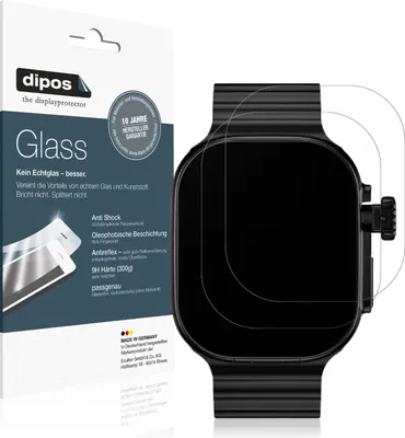Produktbild von 2x Schutzfolie für Lokmat XH12C matt - Anti-Shock 9H Folie dipos Glass Kunststoffglas