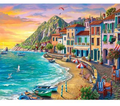 Obrázek produktu pro Malování podle čísel - DOVOLENÁ NA PLÁŽI na rámu 40 x 50 cm