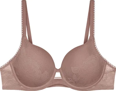 Produktbild von Triumph Wild Rose Sensation, T-Shirt, Braun, Bügel, 95E, Elasthan, Polyamid, Polyester, 33% Polyamide, 53% Polyester, 14% Elasthane