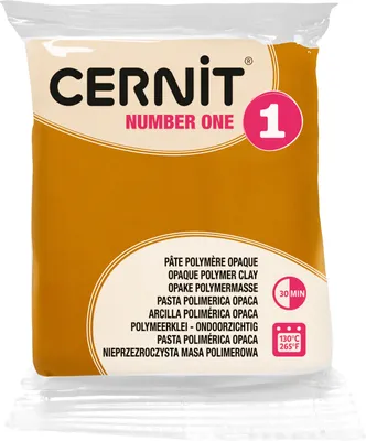 Zdjęcie produktu dla Cernit Polymer Clay N°1 Glinka polimerowa Yellow Ochre 56 g