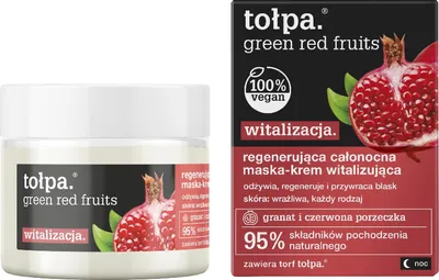 Image de Tolpa Green Masque De Nuit Régénérant Vitalisant 50Ml