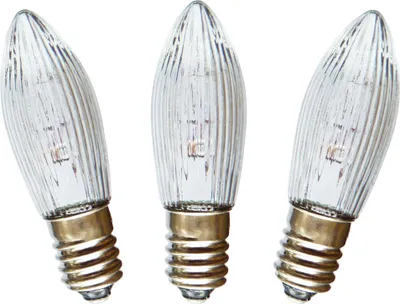 Produktbild von 3 Stück Topkerze 24 V / 2,5 W f. INNEN -  für 10 Brennstellen