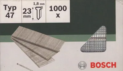 Produktbild von Bosch Nägel Typ 47 1.8 x 1.27 x 23 mm 1000 Stk. 2609255811