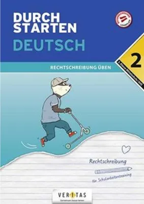 Produktbild von Durchstarten 2. Klasse - Deutsch Mittelschule/AHS - Rechtschreibung