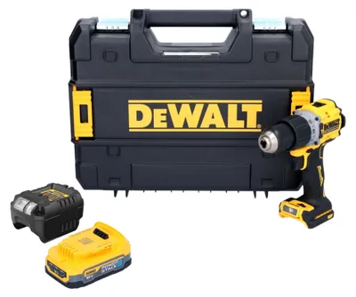 Produktbild von DeWalt DCD 805 E1T Akku Schlagbohrschrauber 18 V 90 Nm Brushless + 1x Akku 1,7 Ah + Ladegerät + TSTAK