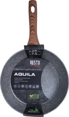 Produktbild von Resto Bratpfanne ?28 cm (schwarz,beschichtet, Induktion, spülmaschinenfest)