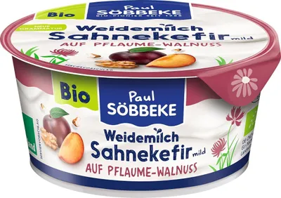 Produktbild von CREMIGE KEFIR-PFLAUME - WALNÜSSE  150 g - SOBBEKE