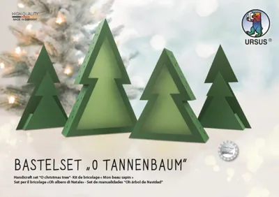 Produktbild von URSUS Bastelset "O Tannenbaum"