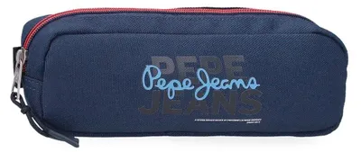 Immagine prodotto di Astuccio Seldon di Pepe Jeans, borse a tracolla, blu e rosa, perfetto per organizzare e trasportare matite e penne, con diversi scomparti. Di Joumma