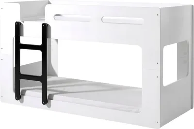 Produktbild von Vipack - Luca halbhohes Bett 90 x 200 cm Liegefläche, Weiß