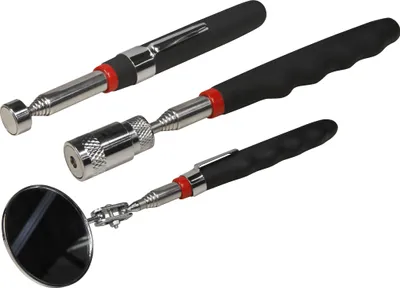 Produktbild von Pick-Up Werkzeug-Set McPower 3-teilig LED Pick-Up Spiegel und Magnetheber
