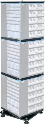 Immagine prodotto di Allit 464665 Supporto girevole VarioPlus Pro R 171 (L x A x P) 445 x 1710 x 445 mm Nero 1 pz