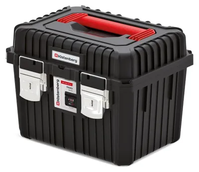 Produktbild von Kistenberg Werzeugkiste mit Werkzeugtrage Werkzeugbox Werkzeugkasten Werkzeugkoffer Toolbox 445 x 360 x 337 mm