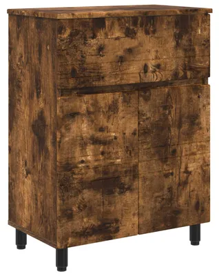 Immagine prodotto di Mobiletto da bagno Rovere Fumo 60 x 35 x 80 cm