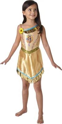 Produktbild von Disney Prinzessin Pocahontas Kostüm für Kinder Kindergröße: 104