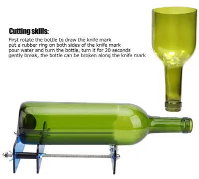 Image de Coupe-bouteilles en verre - Machine à couper les bouteilles de vin et de bière