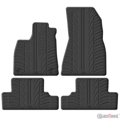 Produktbild von Gledring Fußmatten Set Gummi für RENAULT 5 E‑Tech Vorne+Hinten