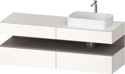 Produktbild von DURAVIT QA4778043840000 QTG KWTU WH Ek. 1600x550x600 Wß Smt H
