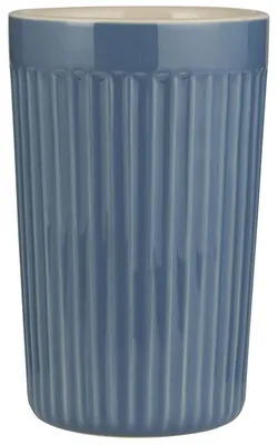 Productafbeelding van IB Laursen Cafe Latte beker, groot, mintgroen, kleur: CORNFLOWER, keramiek, 375 ml