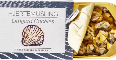 Produktbild von FANGST HJERTEMUSLING: Dänische Herzmuscheln in kaltgepresstem Rapsöl