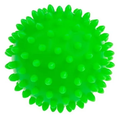 Image de Balle de rééducation 9 cm verte Spiky Massage