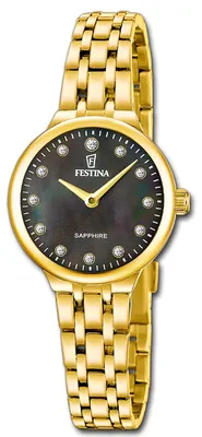 Produktbild von Festina Damenuhr Mademoiselle Armbanduhr Edelstahl gold D3UF20745/4
