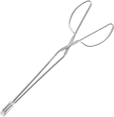 Produktbild von Fackelmann Greifzange BBQ, Küchenzange aus Edelstahl, klassische Grillzange (Farbe: Silber)