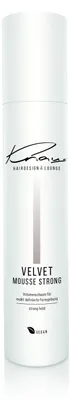 Produktbild von Knaus Hairdesign Velvet Mousse Strong, Volumen-Schaumfestiger, starker Halt, 200 ml