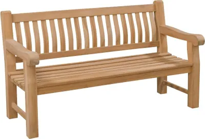 Produktbild von Livingfurn - Gartenbank Patrick Bench - Teakholz - 50x200x45
