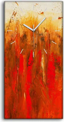 Produktbild von Leinwand Uhr Küche Wohnzimmer Bild Geräuschlos Kunstdruck 30x60 Detail Malerei - weiße Hände
