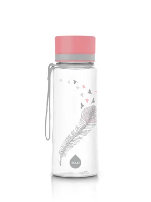 Produktbild von Equa Kids Birds Tritan-Kindertrinkflasche, Trinkflasche, Wasserflasche, Kinder Flasche, 600 ml, 680999