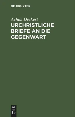 Produktbild von Urchristliche Briefe an die Gegenwart