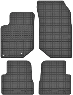 Immagine prodotto di Tappetini in gomma adatti per Opel Corsa F (dal 2019) Set di tappetini in gomma neri + stopper