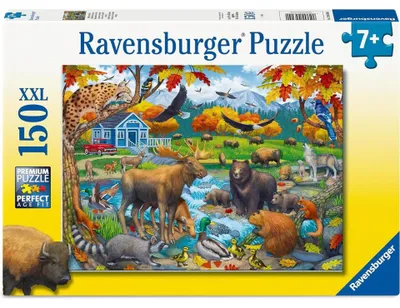 Obrázek produktu pro RAVENSBURGER Puzzle setkání s divočinou XXL 150 dílků