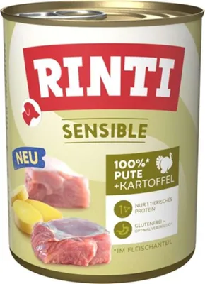 Produktbild von Rinti Dose Sensible Pute & Kartoffel 800g