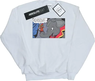 Produktbild von Disney - "Rich And Famous" Sweatshirt für Damen BI12628 (M) (Weiß)