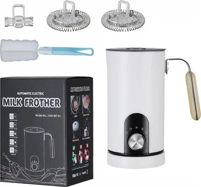 Obrázek produktu pro Napěňovač mléka, funkce 5 v 1, tichý provoz, bílý, 590ML-a, EU-a
