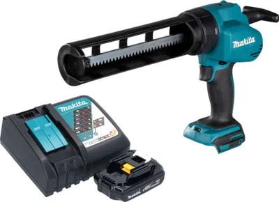Zdjęcie produktu dla Akumulatorowy pistolet na kartusze Makita DCG 180 RY1 18 V + 1x akumulator 1,5 Ah + ładowarka