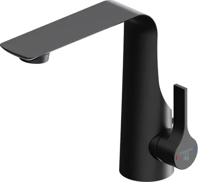Produktbild von Steinberg Serie 290 Waschtisch-Einhebelmischer, mit Keramikkartusche, mit Ablaufgarnitur, Ausladung 150mm, 2901000S
