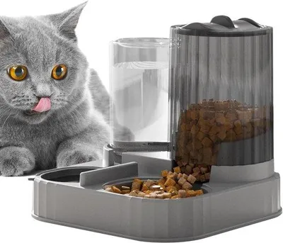 Obrázek produktu pro Automatické krmítka pro psy, potřeby pro domácí mazlíčky – Automatická krmítka na suché krmivo pro kočky – Pro štěňata, koťata, malá zvířata, pro použití v interiéru