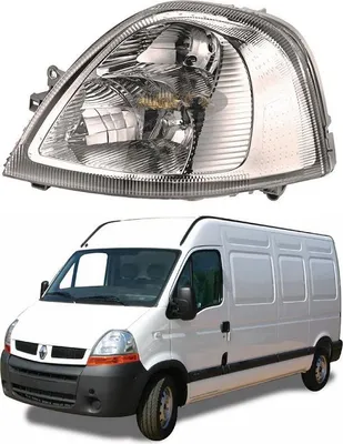 Immagine prodotto di Faro anteriore sinistro Renault Master Mascott Minibus, telaio, doppia cabina, veicolo commerciale | 8200163516, 2003-2009, regolazione elettrica