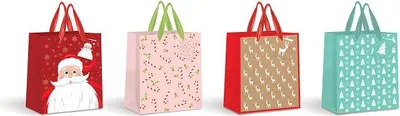 Image de Sac cadeau moyen or (Cadeaux, Emballages cadeaux)