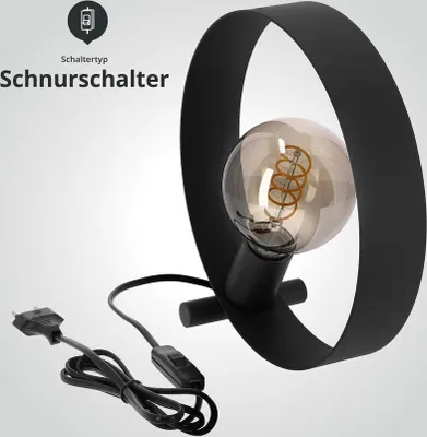 Produktbild von 24317 Tischleuchte "Maya" schwarz