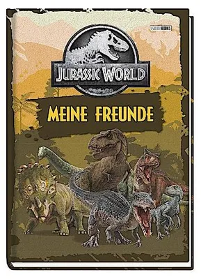 Immagine prodotto di Jurassic World Freundebuch – Dein Album für Freunde mit spannenden Dinosaurier-Fakten