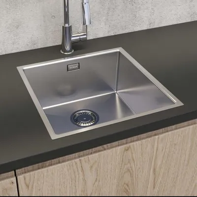 Imagen del producto de OLTENS Stalvask: Fregadero de acero inoxidable de 44 x 44 cm